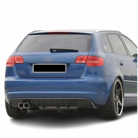 Audi A3 8p (2008-2010) Arka Tampon - Difüzör (Plastik)